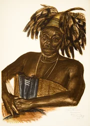 Boemi, Chief Avungura (Niangara) (Haut Ouelle), from Dessins et Peintures d